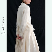 【2color】チュールが揺れる静かな物語カーディガン 《P0254》