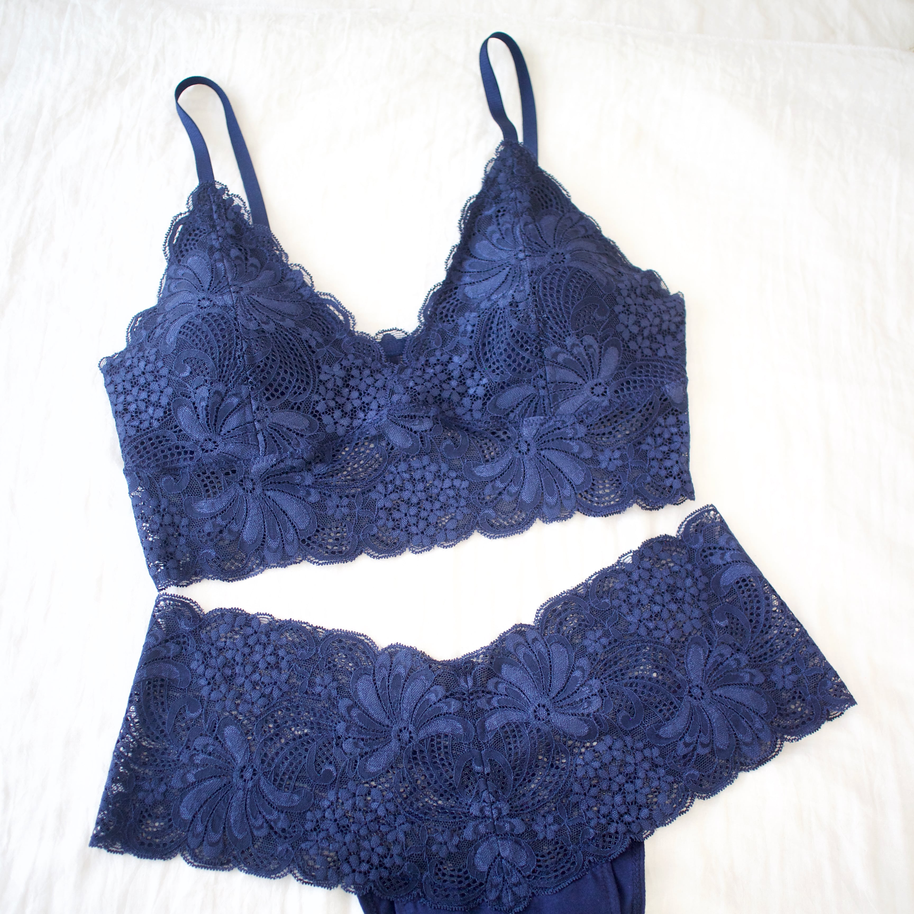 リラックスブラ*ブラレット(ダリア/ネイビー)