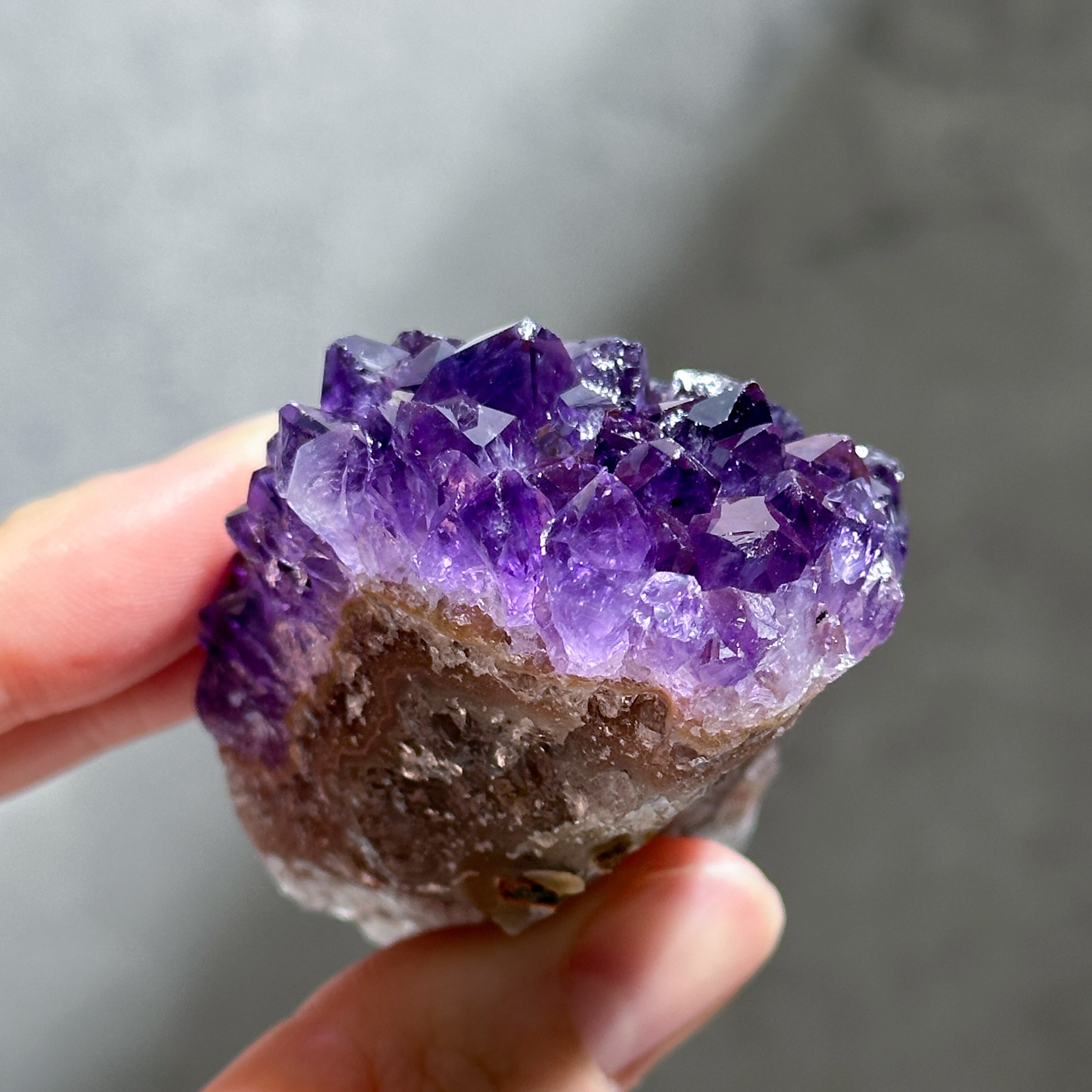 テリ◎ウルグアイ産アメジスト 原石24◇ Amethyst ◇天然石・鉱物