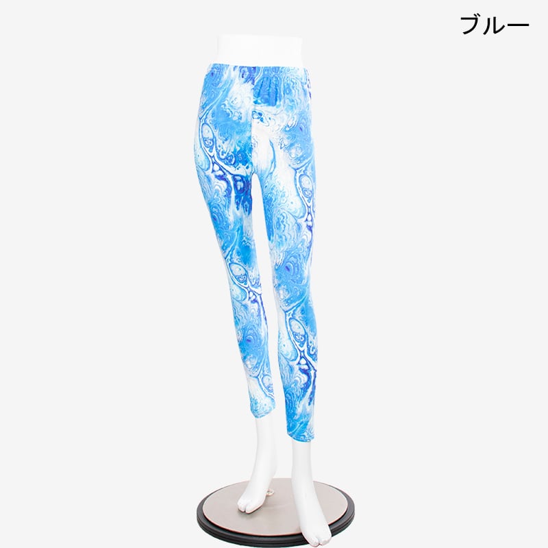 レギンス マーブル1 Leggings Marble1 | Oriental Allure