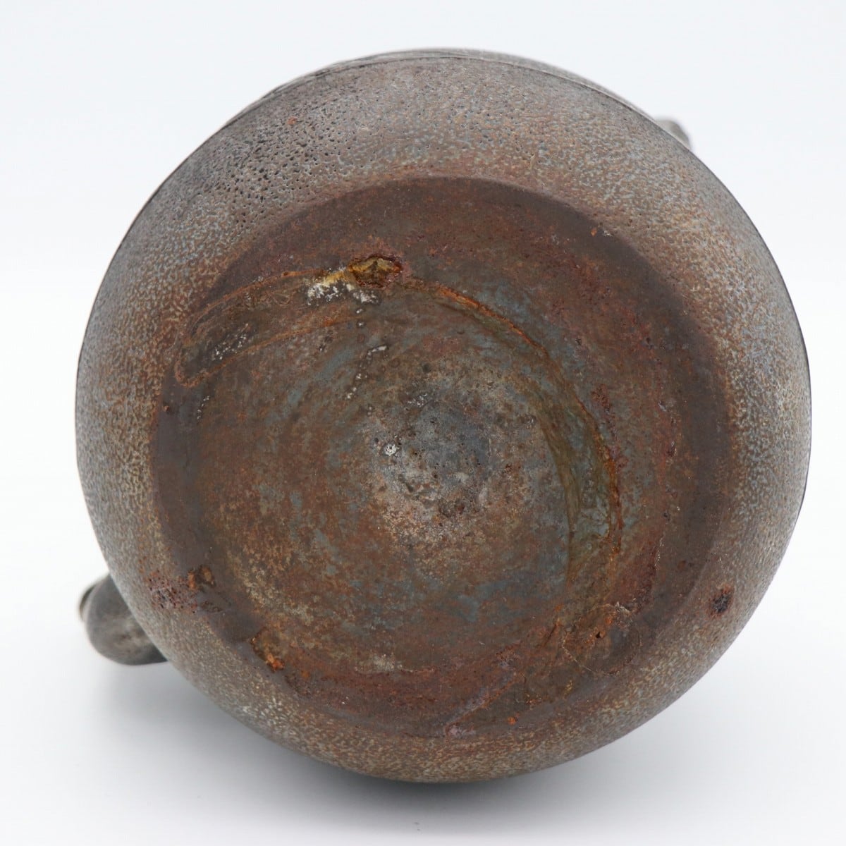 南部鉄器・鉄瓶・三脚ゴトク付・No.201129-05・梱包サイズ80