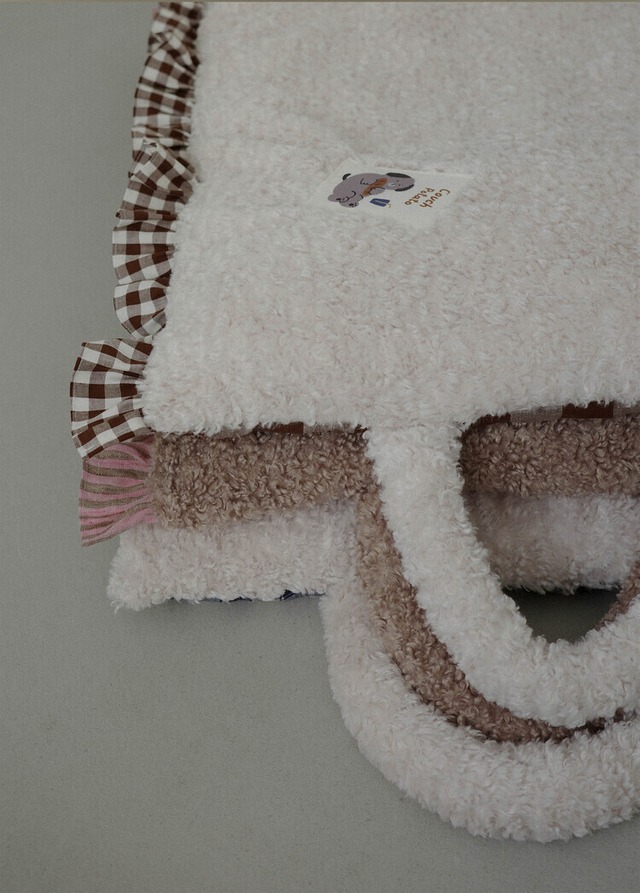 〈予約アイテム〉OHDIBS / Homey Warmy Topper – ピンクストライプ