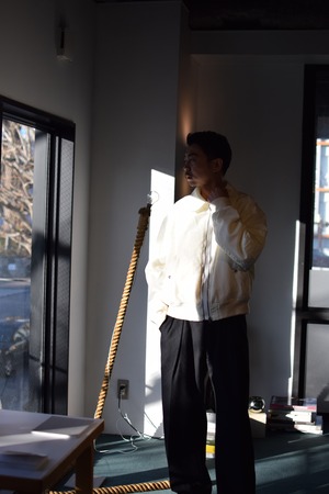 ensou. Two-lane Flight Jacket