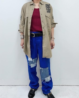 trlp Euro work twill pants "patchwork"