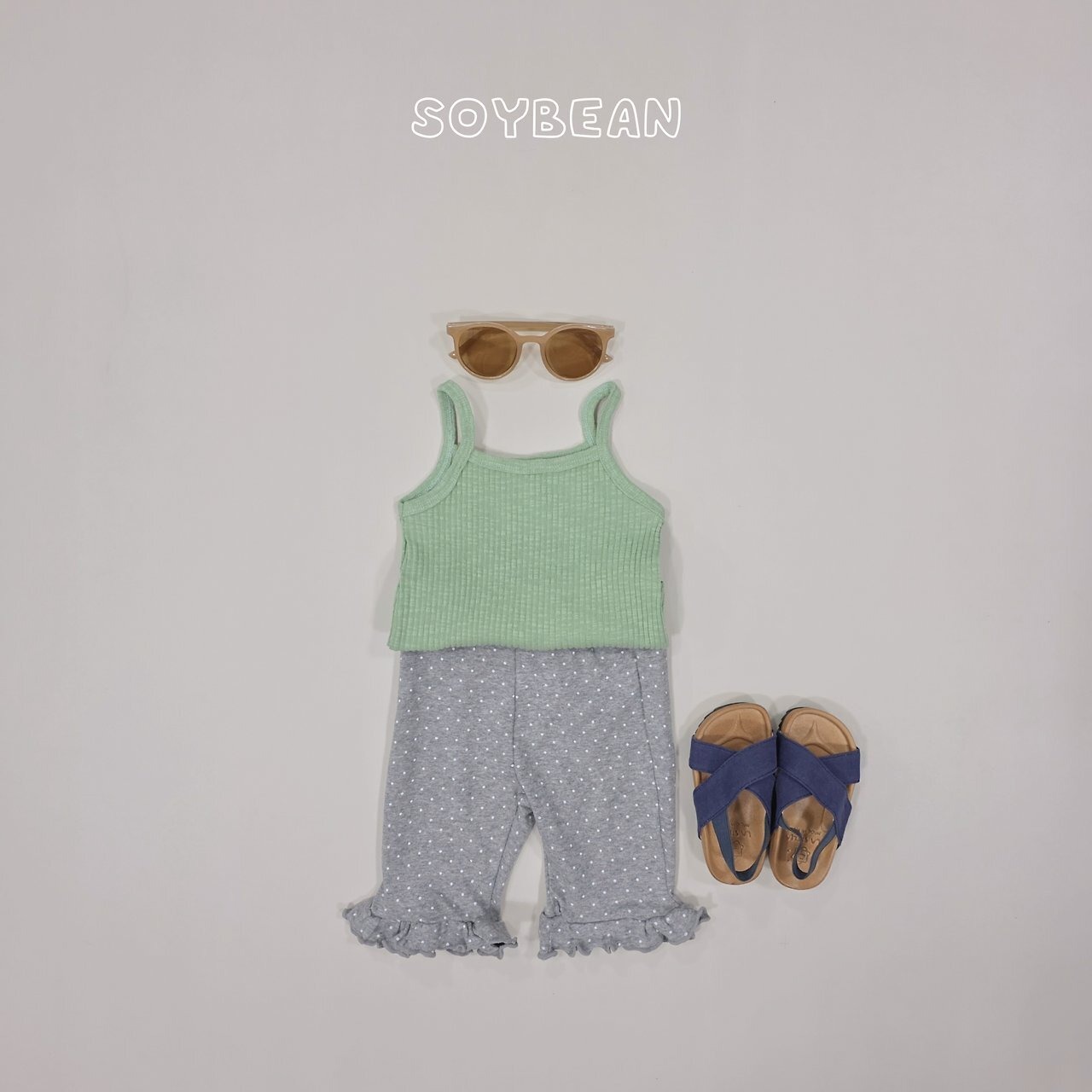 【取寄/韓国直送】SOYBEAN 26/SM ココドット上下セット｜夏服｜韓国子供服