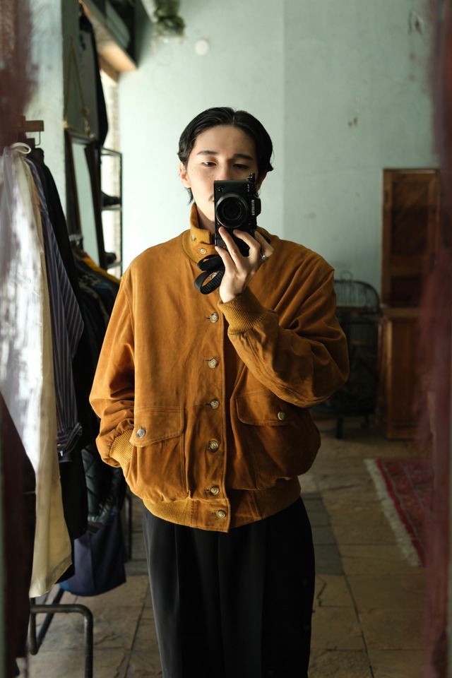 Utah／"BARRED'S COLLECTION" goat suede valstar jacket