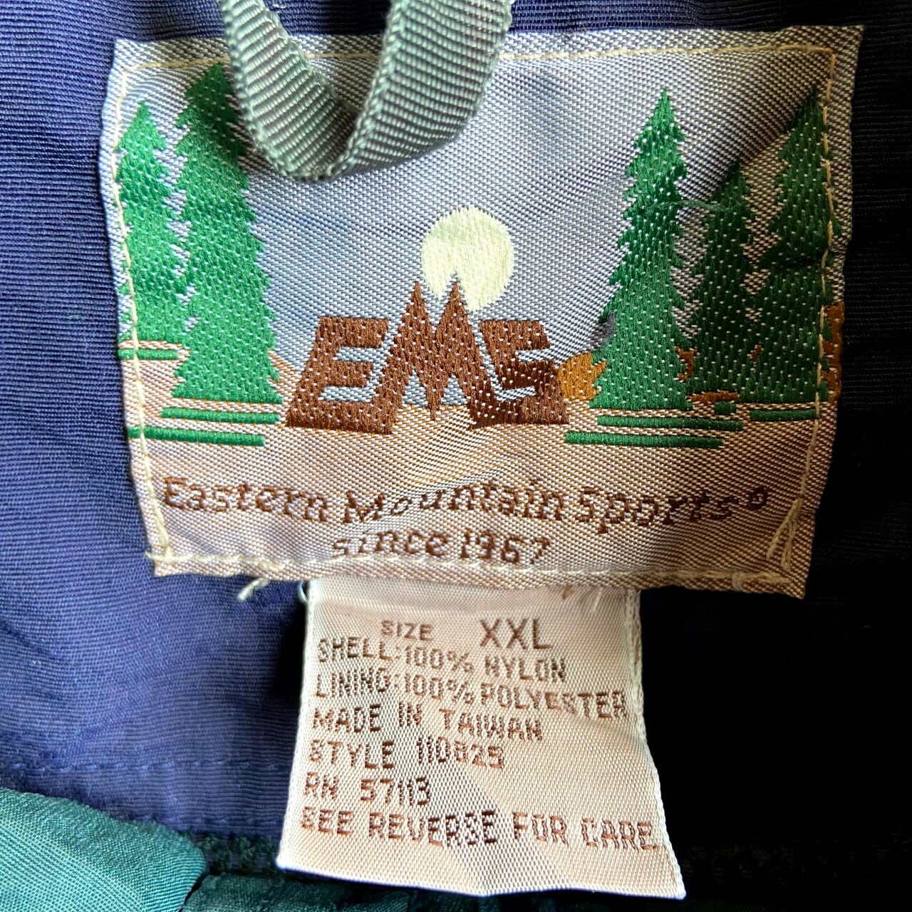 90s EMS イースタンマウンテンスポーツ プリマロフト パフジャケット XL