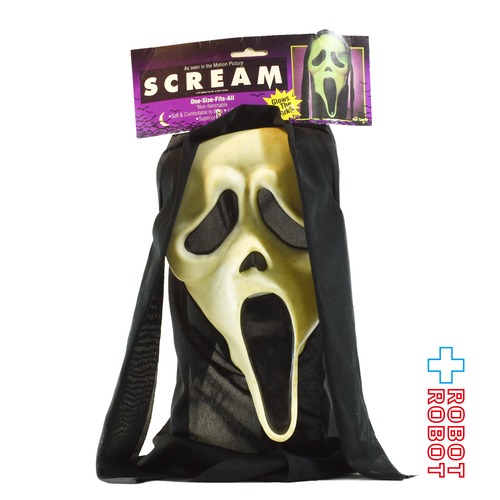 ファンワールド スクリーム ゴーストフェイス 蓄光 シュラウドマスク 紙タグ付き 1997 ※難有り