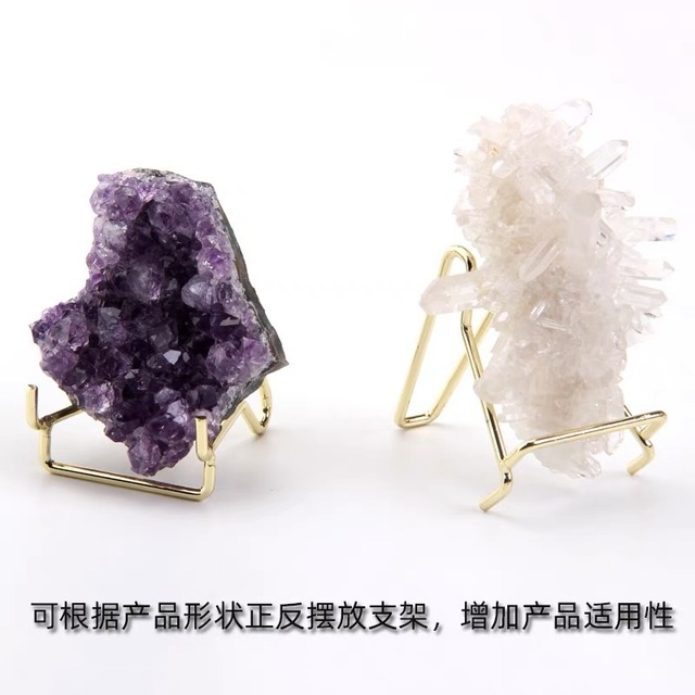 クリスタル金属原石鉱石展示台