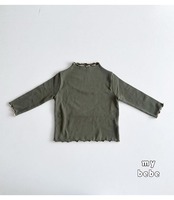 韓国子供服 / 26winter / my bebe / ヨーグルトハーフタートル / キッズ / 冬服 *XS~XL*