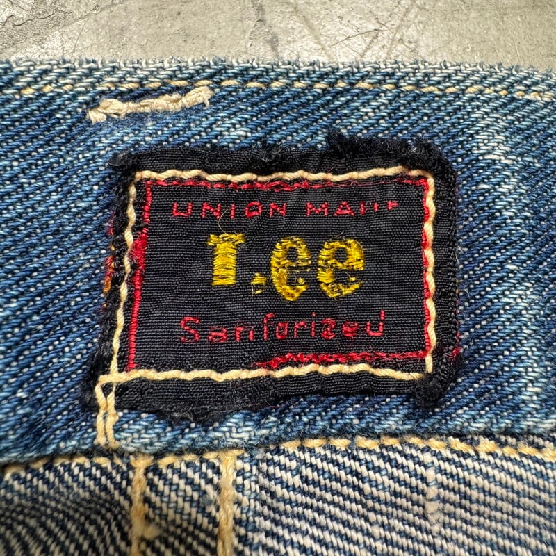 50's Lee RIDERS リーライダース 101Z デニム センター赤タグ 50's Lee RIDERS リーライダース 101Z デニム センター赤タグ
