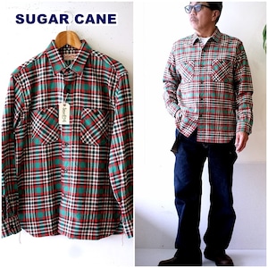 SUGARCANE シュガーケーン チェック柄 ネルシャツ ワークシャツ TWILL CHECK WORK SHIRT ツイルワークシャツ 29778