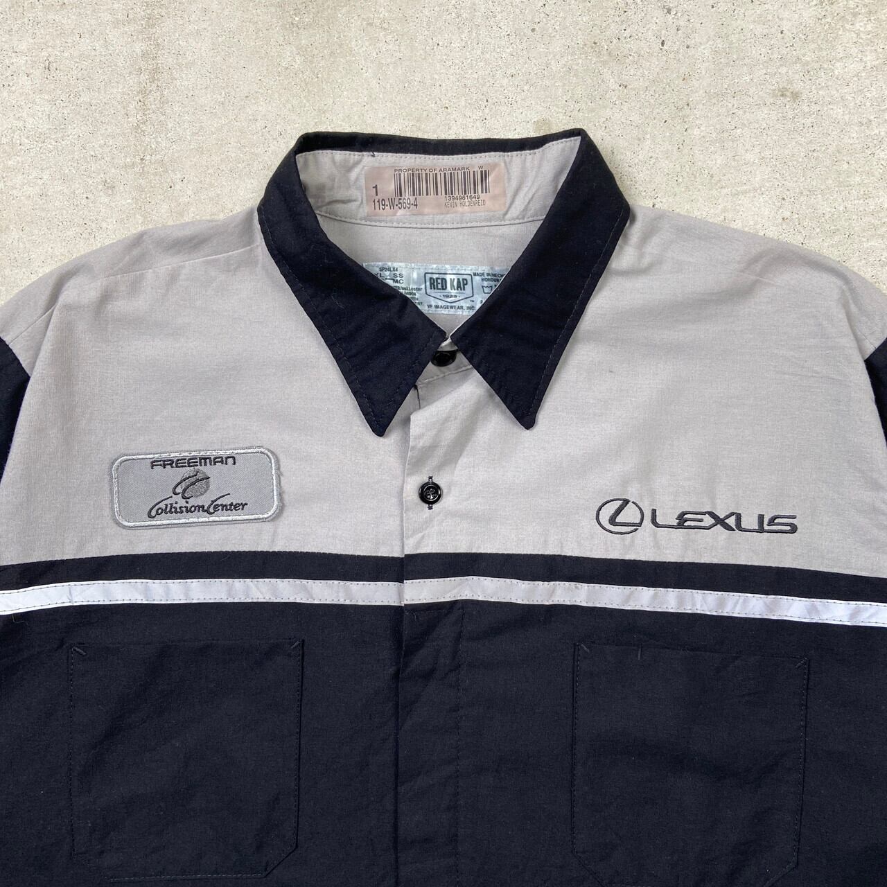 RED KAP レッドキャップ 半袖シャツ ワークシャツ LEXUS レクサス