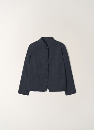 [NOTHING WRITTEN] Washed cotton stand jacket (Washed blue) 正規品 韓国ブランド 韓国通販 韓国代行 韓国ファッション ナッシングリトゥン 日本 店舗