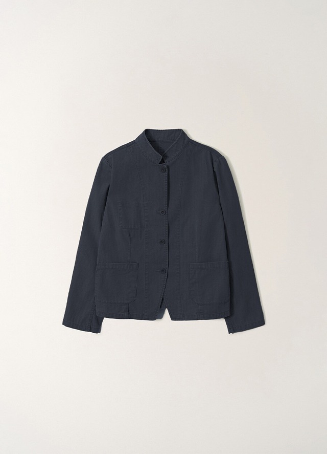 [NOTHING WRITTEN] Washed cotton stand jacket (Washed blue) 正規品 韓国ブランド 韓国通販 韓国代行 韓国ファッション ナッシングリトゥン 日本 店舗