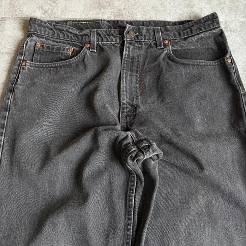 【W38 L34】 usa levi's ブラック リーバイス 550 詳細写真8