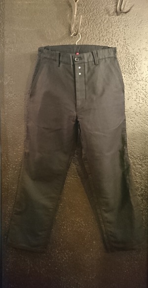 Le Sans Pareil BLACK MOLESKIN CMS TRADITIONAL WORK PANTS