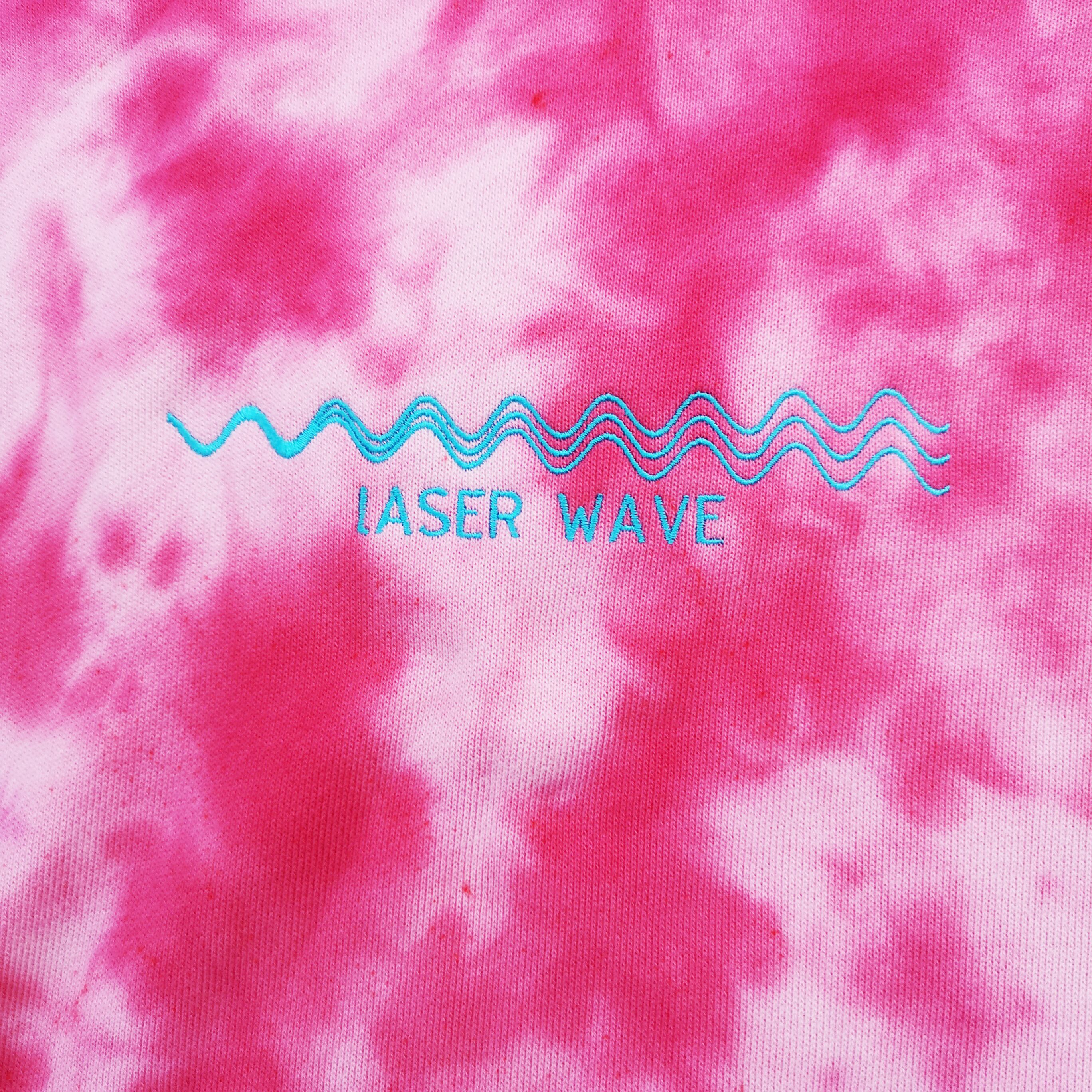 STASCM "LASER WAVE" HOODIE Red-Dye XL