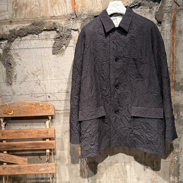 Bois ＆ Forets 【ボア・エ・フォレ】スプリットラグランハーフコート |BF02CO-111W Col: GRAY ST/SIZE:3).