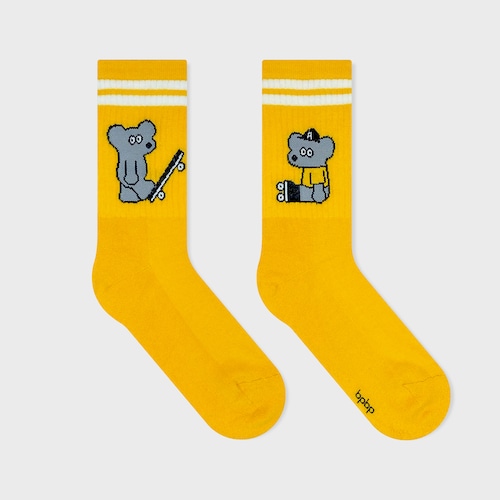 【Seiji Matsumoto】松本セイジ  SOCKS ANDY STREET YELLOW ソックス