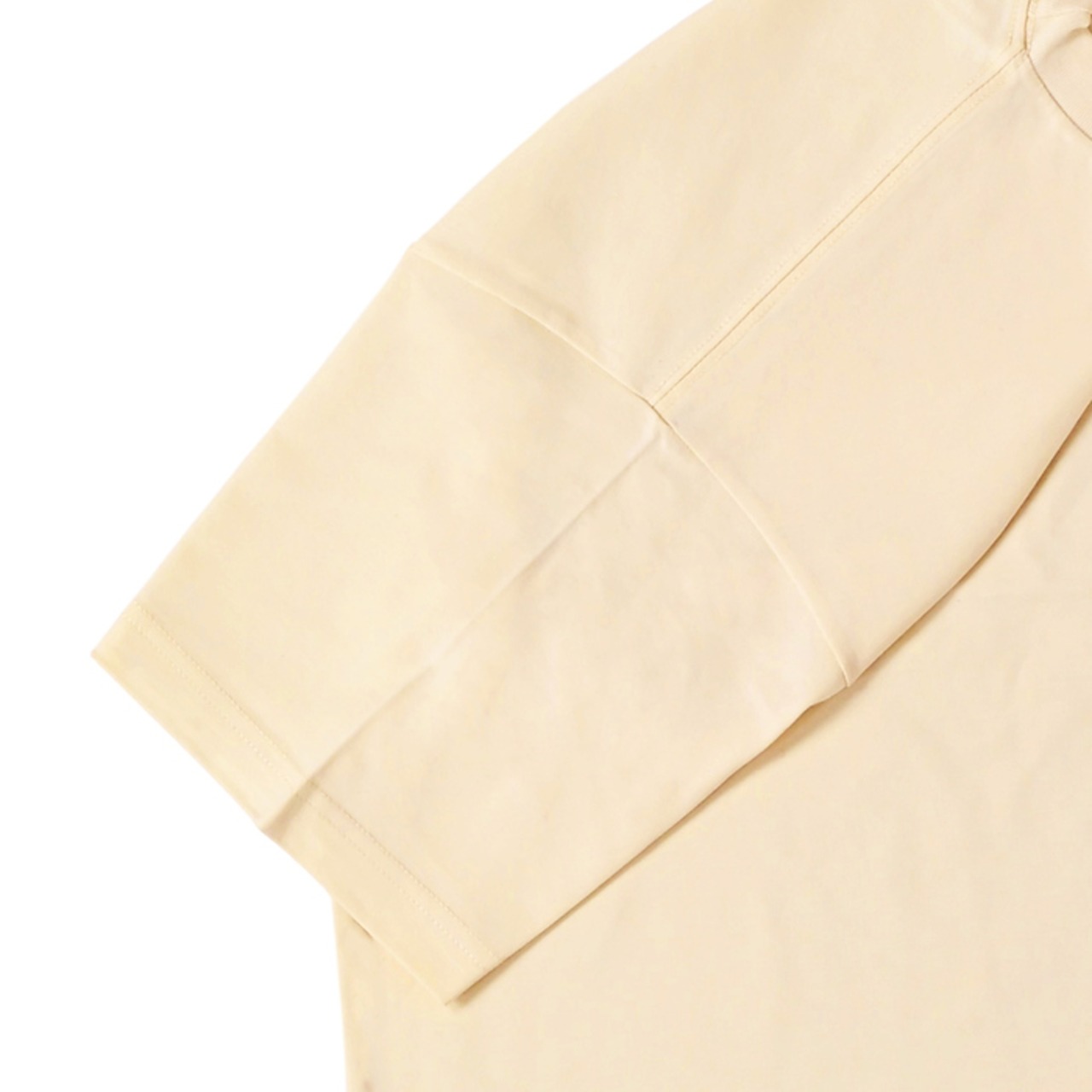 TURN AROUND Drawcord Tee -Ivory-　[T0020]