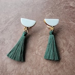 hakuji tassel　pierced earrings