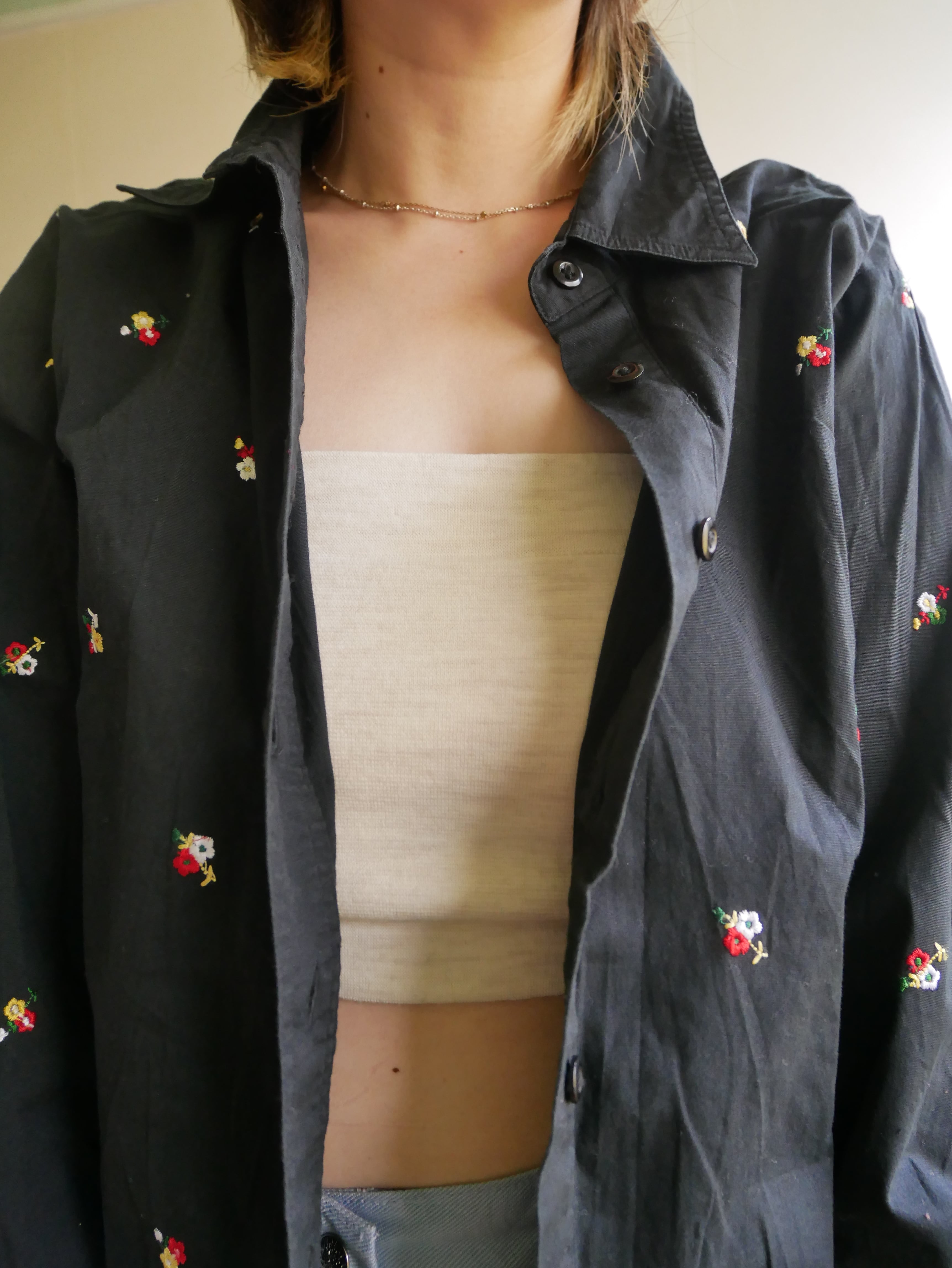 70s-80s Euro Vintage Knit Tube Top