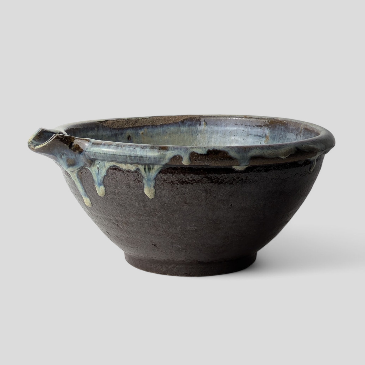 楢岡焼　古民芸　片口　メダカ鉢　民芸　陶芸　インテリア　アート 楢岡焼 片口 | Fu Manchu Store
