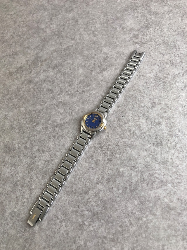 Yves Saint Laurent イヴ・サンローラン 腕時計 シルバー ステンレススチール クォーツ 5930-F91474 vintage ヴィンテージ オールド jwpxz8
