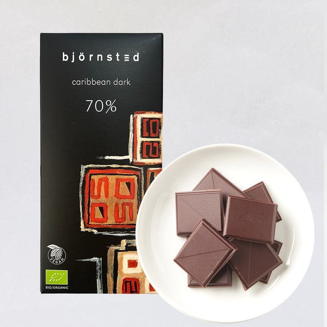 ○［秋冬商品］Bjornsted オーガニックチョコレート ダーク70％ 100g