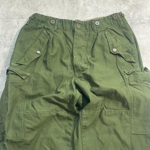 60-70s スウェーデン軍 実物 M-59 フィールドパンツ C48 w28 詳細写真3