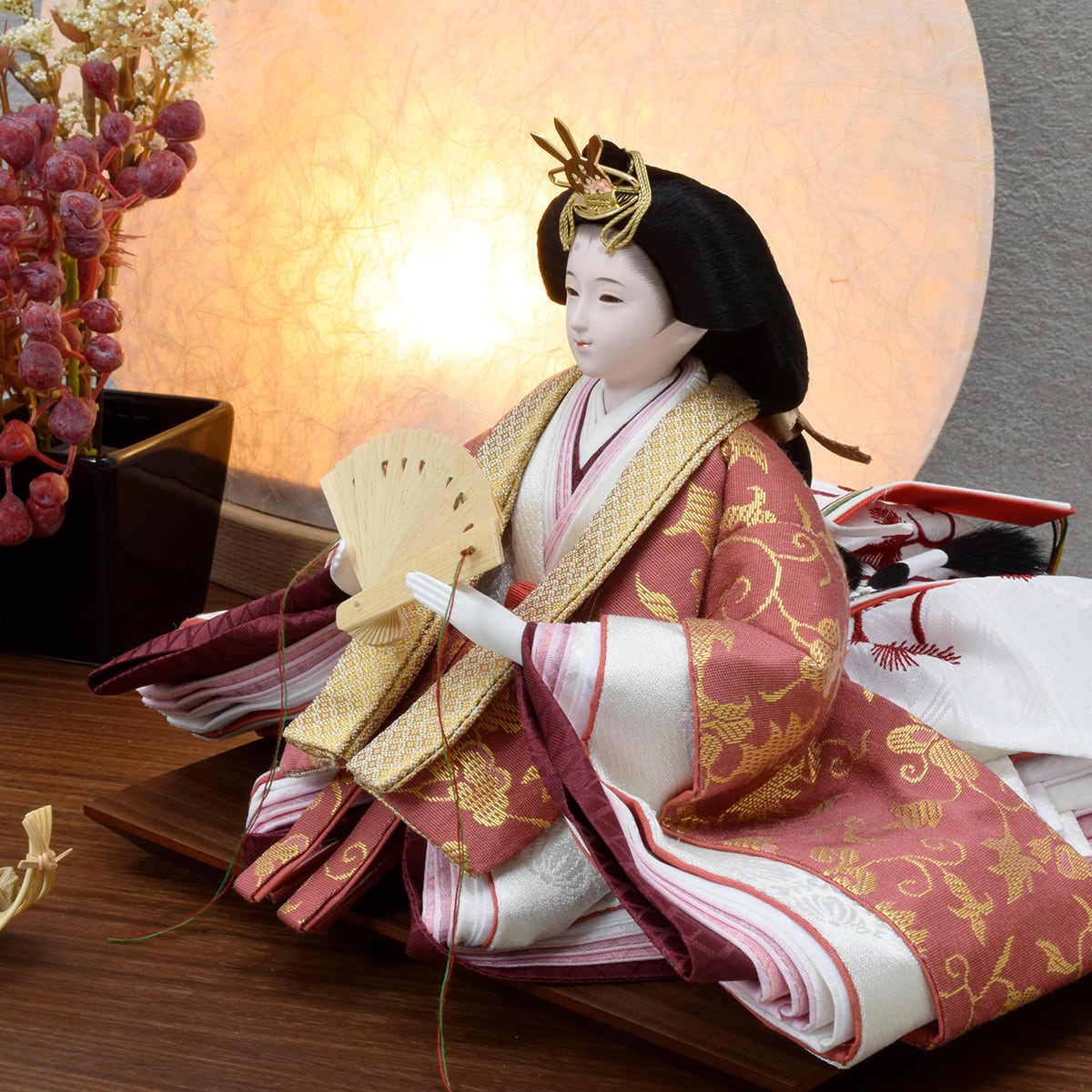 雛人形 親王飾り【結月・浪漫】おしゃれ｜モダン｜かわいい