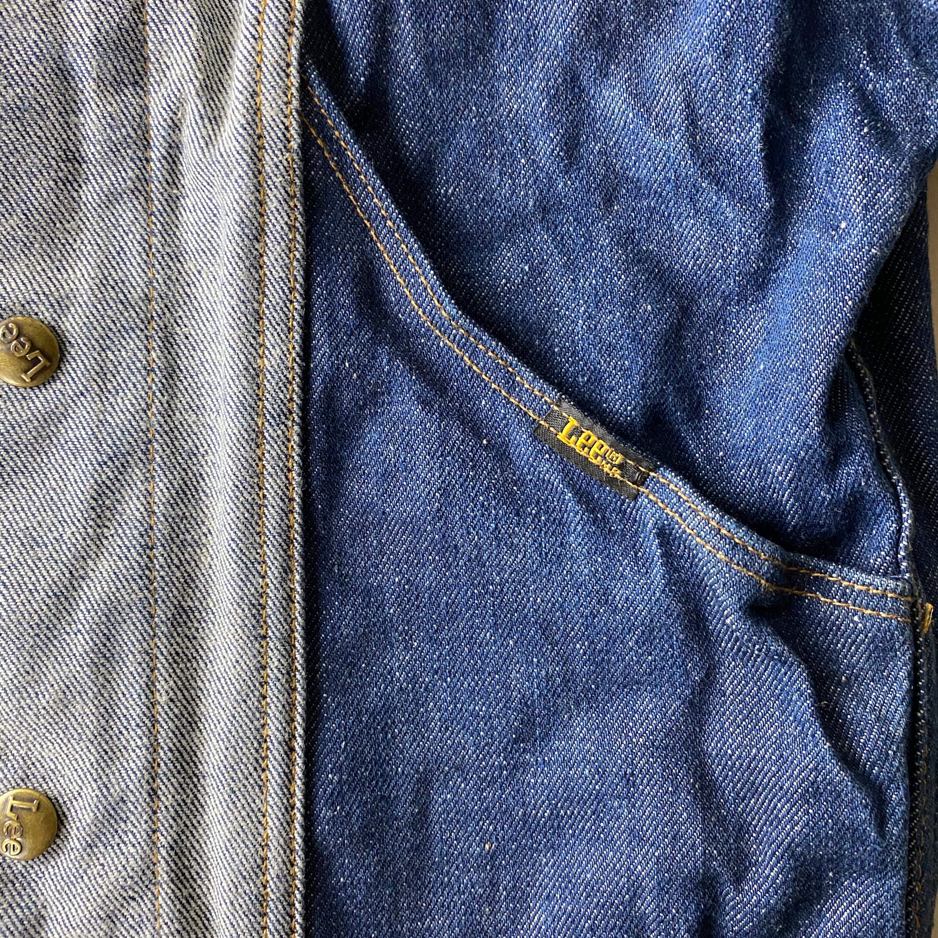 vintage 1970's LEE reversible denim jacket | NOIR ONLINE