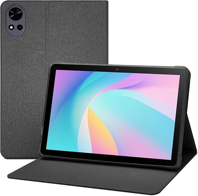 10.1 インチ タブレット保護ケース 手帳型カバー TPU ハード素材 耐衝撃 防滴防水 軽量スリム スタンド機能付き V5 M30 Touch 10 SE T10 Tab 専用 アンドロイドタブレット対応