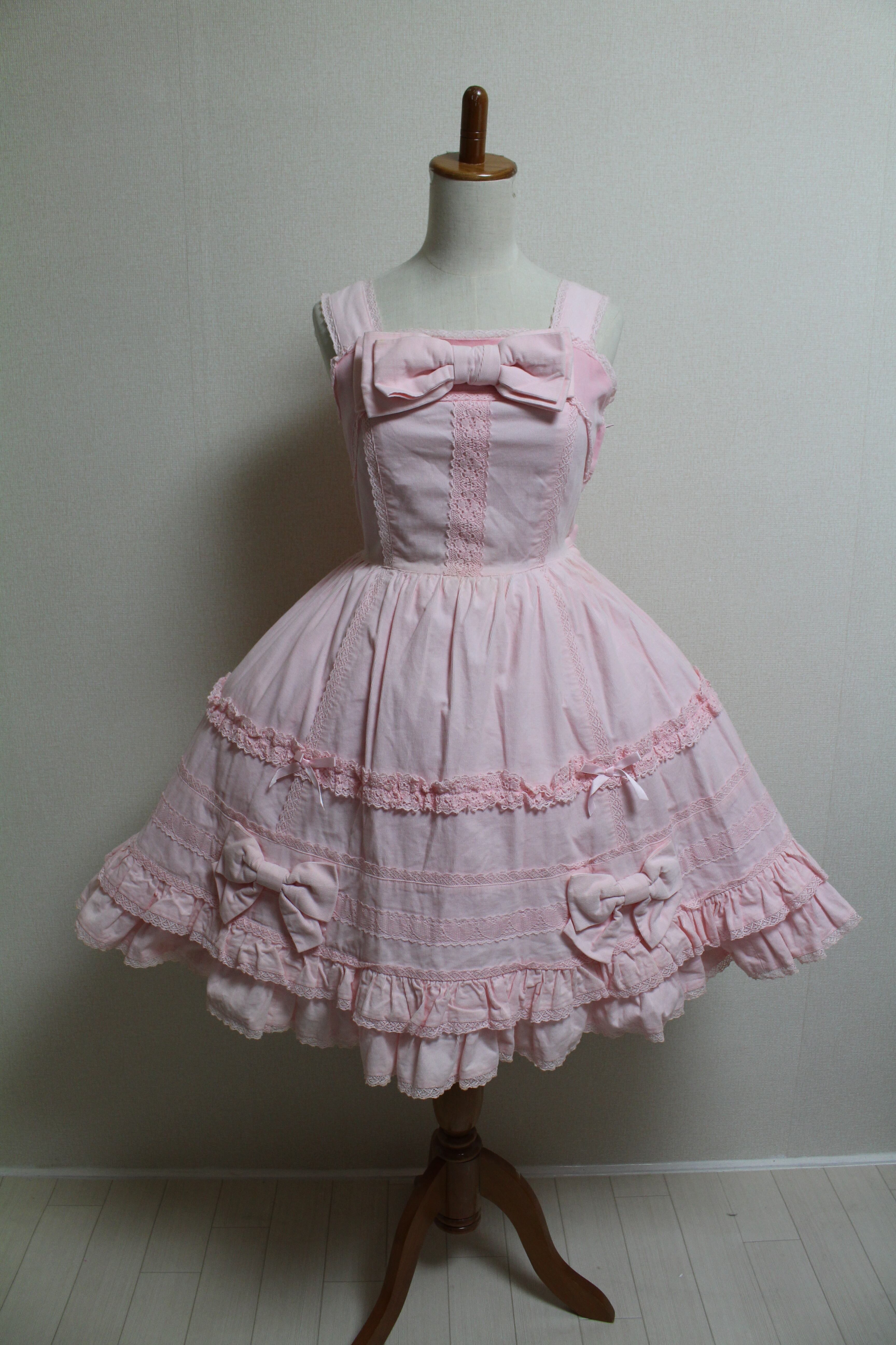Angelic Pretty コーデュロイリボンJSK