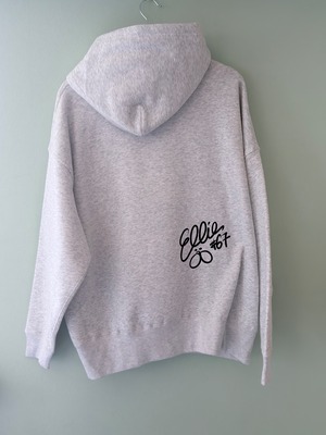 Ellies Pro Team Hoodie /フーディパーカー/ビッグシルエット/アッシュ/ユニセックス