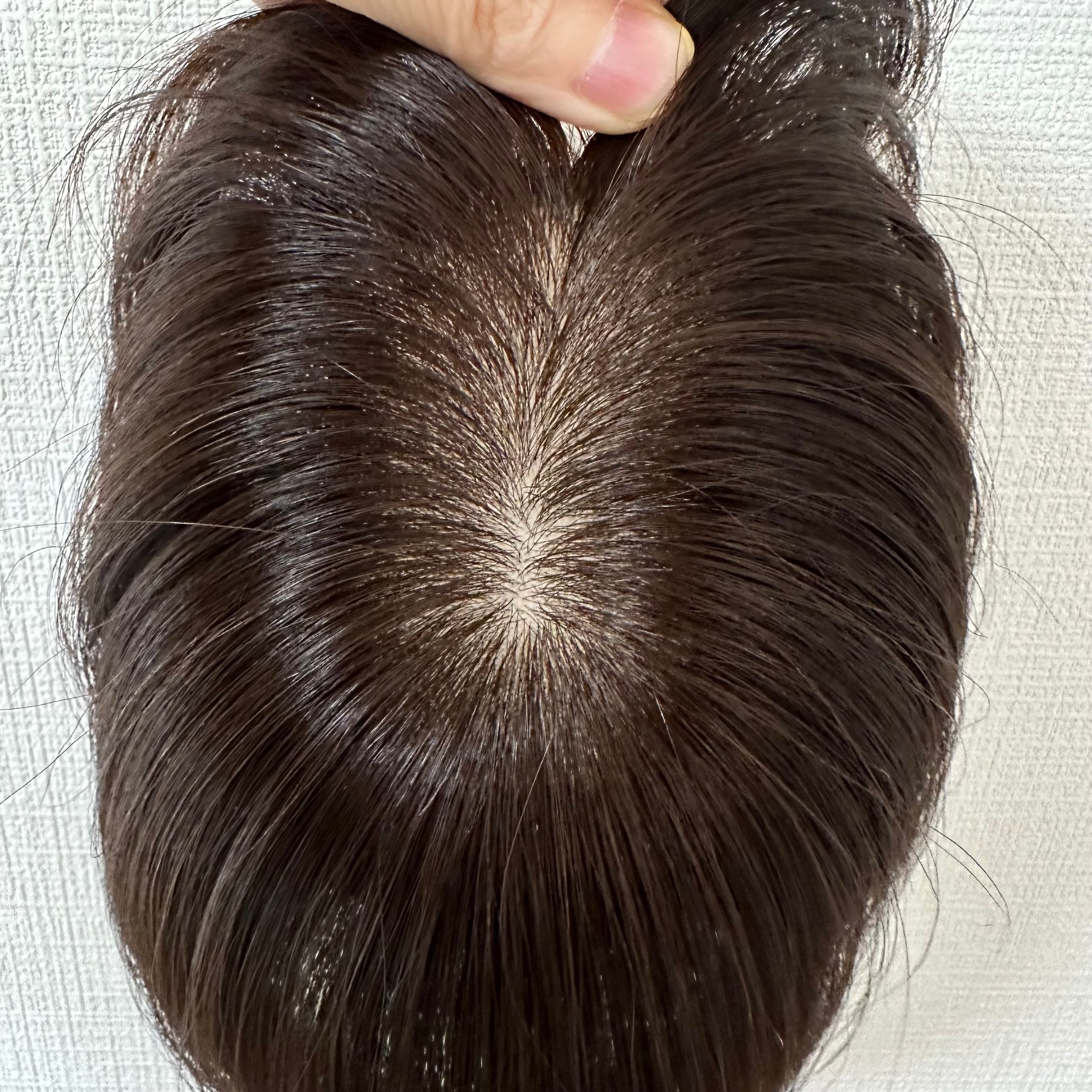 商品名: おにぎりパーマ 前髪ウィッグ 前髪あり/なし レミー人毛100