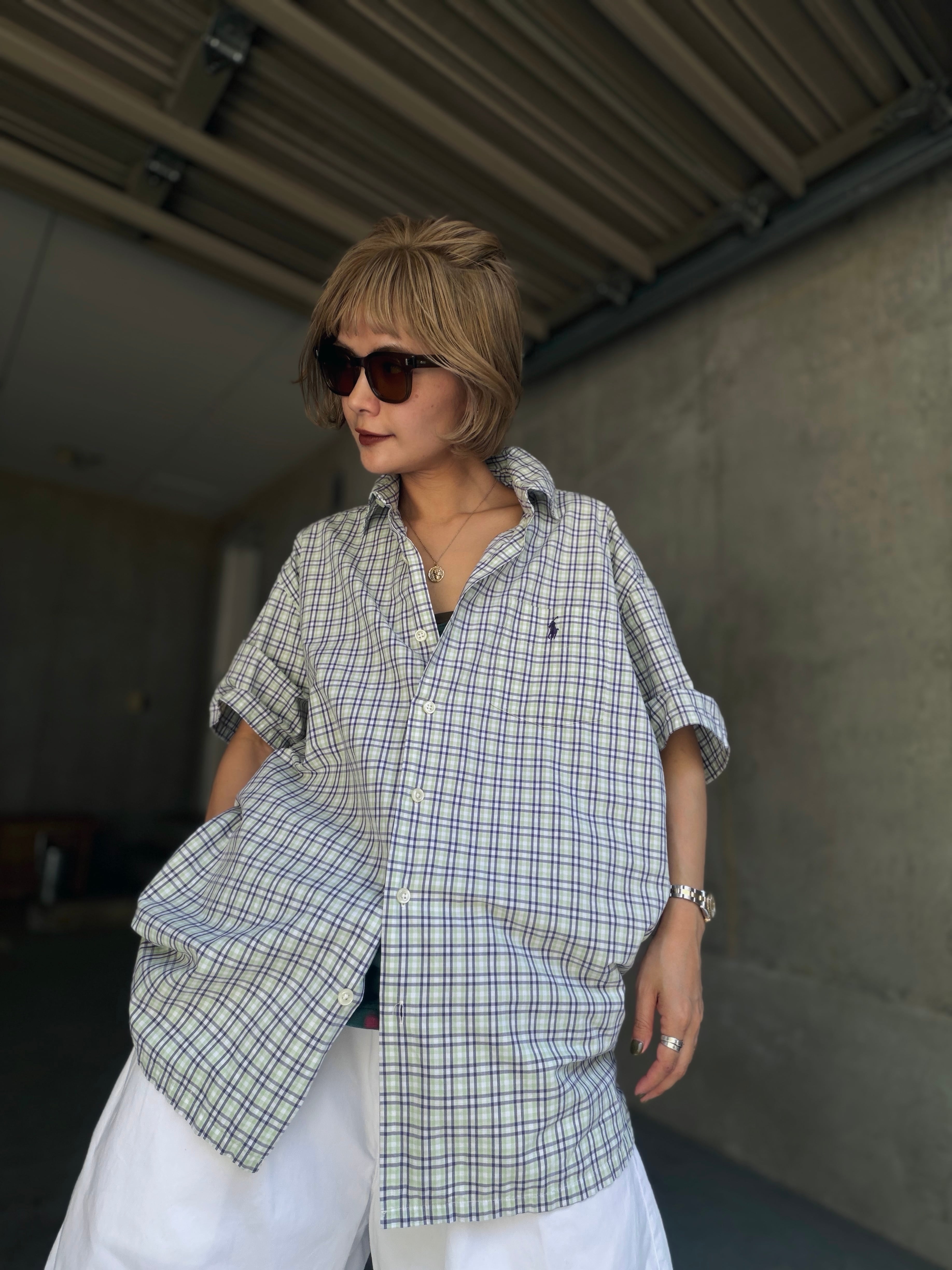 (SH1374)Polo Ralph Lauren “GREGGOR“ checkd BD shirt