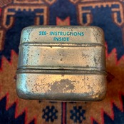 Dustfoe Respirator 防塵マスク 中身入り tin 缶 vintage MU-147
