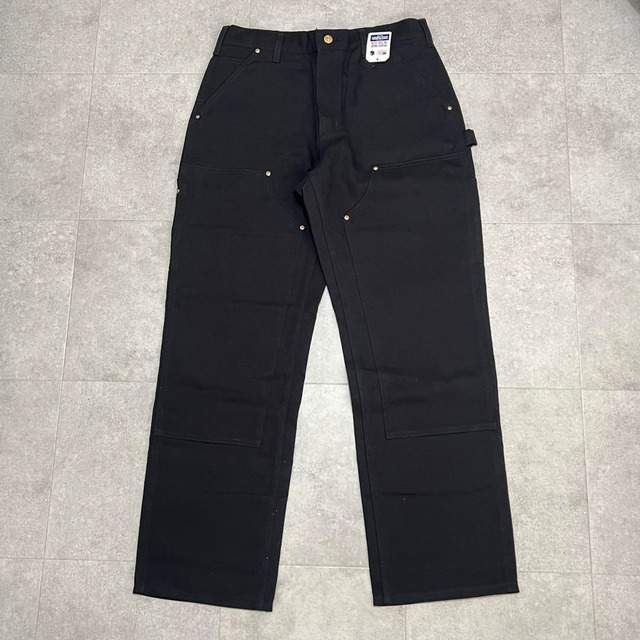 32×30 カーハート　USA規格　未使用品　ダブルニー　ブラック　黒　パンツ