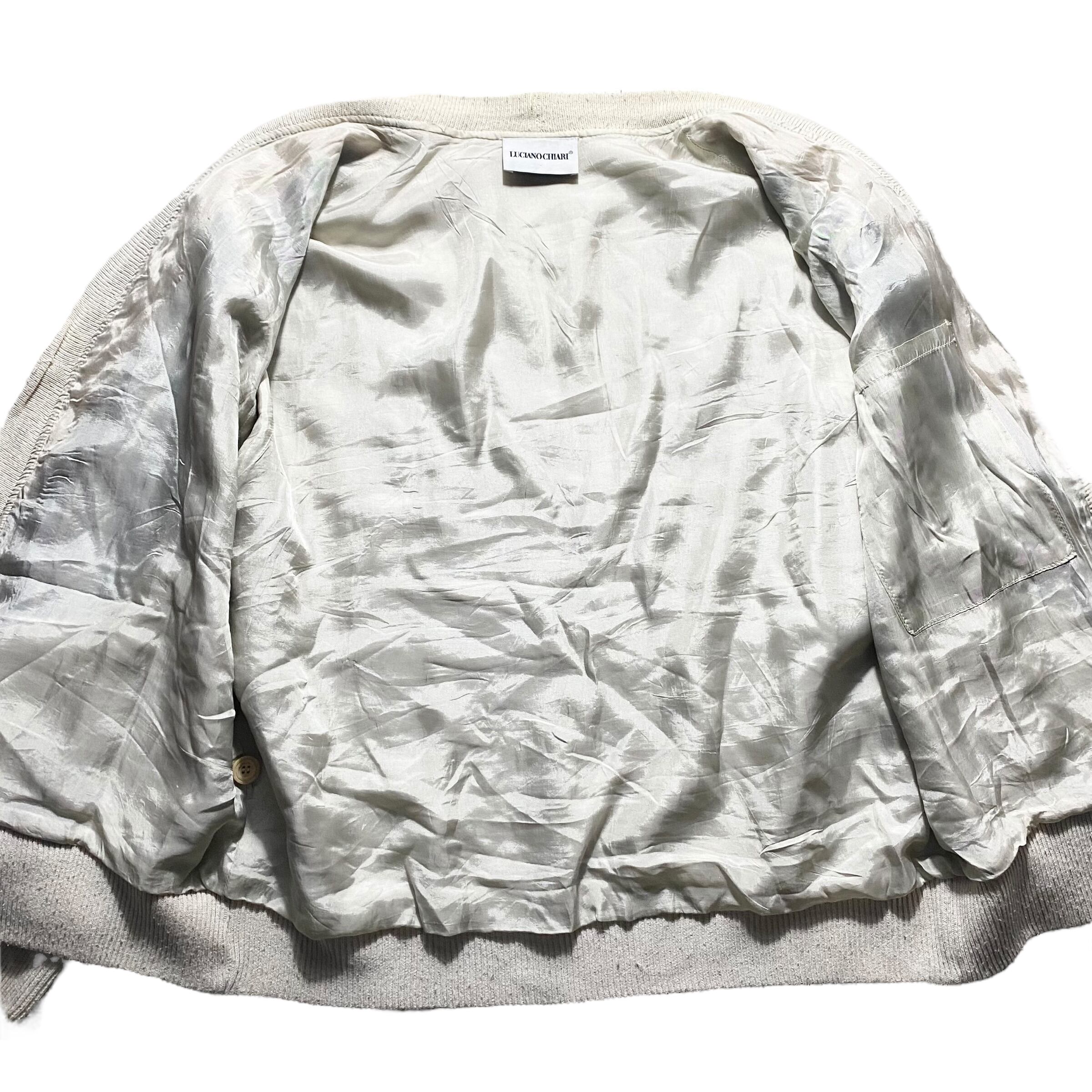 vintage LUCIANO CHIARI switching cardigan | NOIR ONLINE