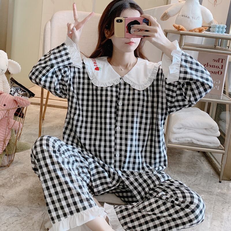 【新作】【送料無料】 J6742＃マタニティ服春秋コットンストライプマタニティパジャマパジャマ寝間着服妊婦ホームウェアセット スプリング 春物 オータム 秋物 AL expec378141526649