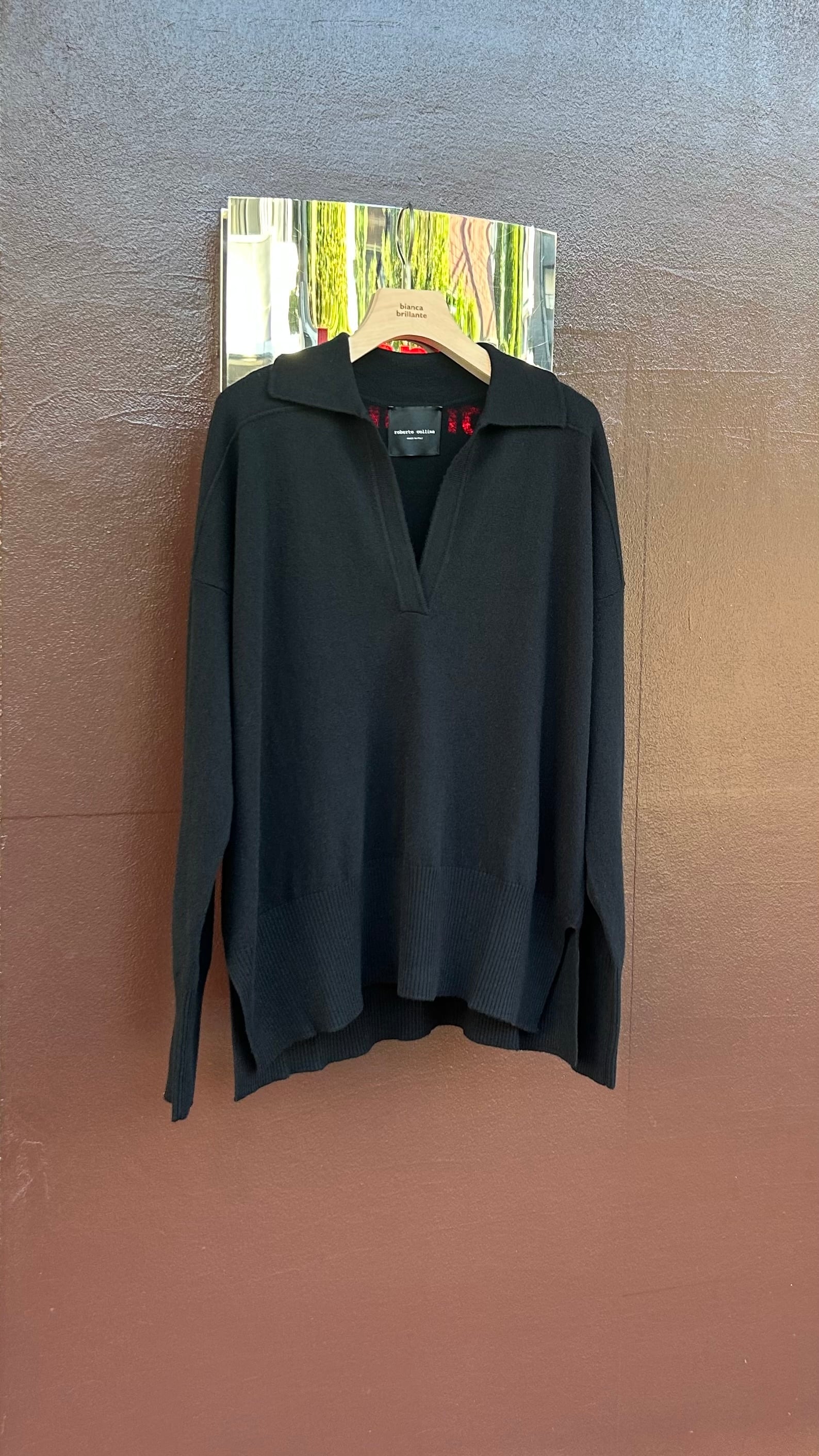 ROBERTO COLLINA -POLO ML- :NERO,