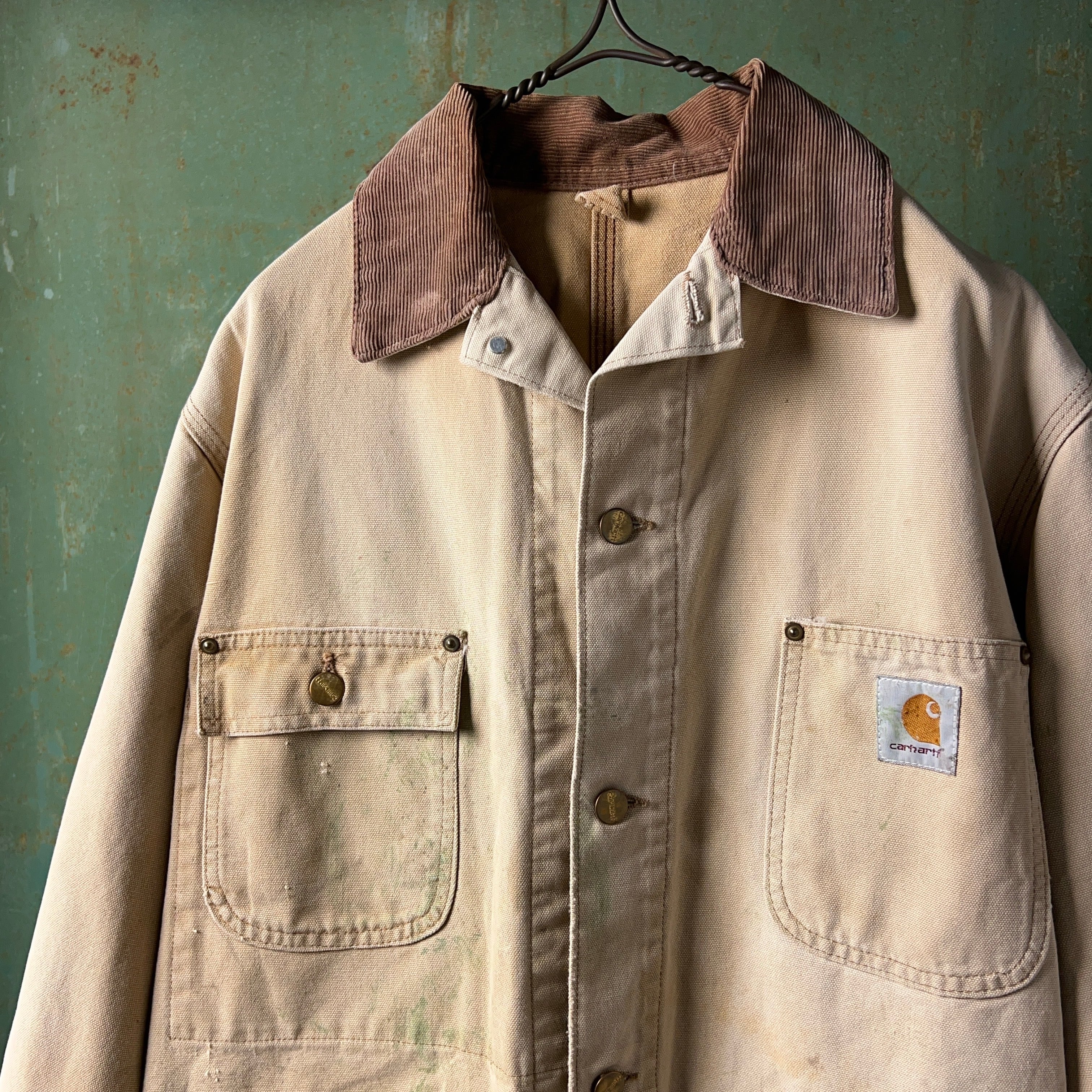 ひ*き様 80年代モノ　carhartt ヴィンテージミシガンチョアコート　希少 80's~90's Carhartt Michigan Chore Coat 80年代 90年代