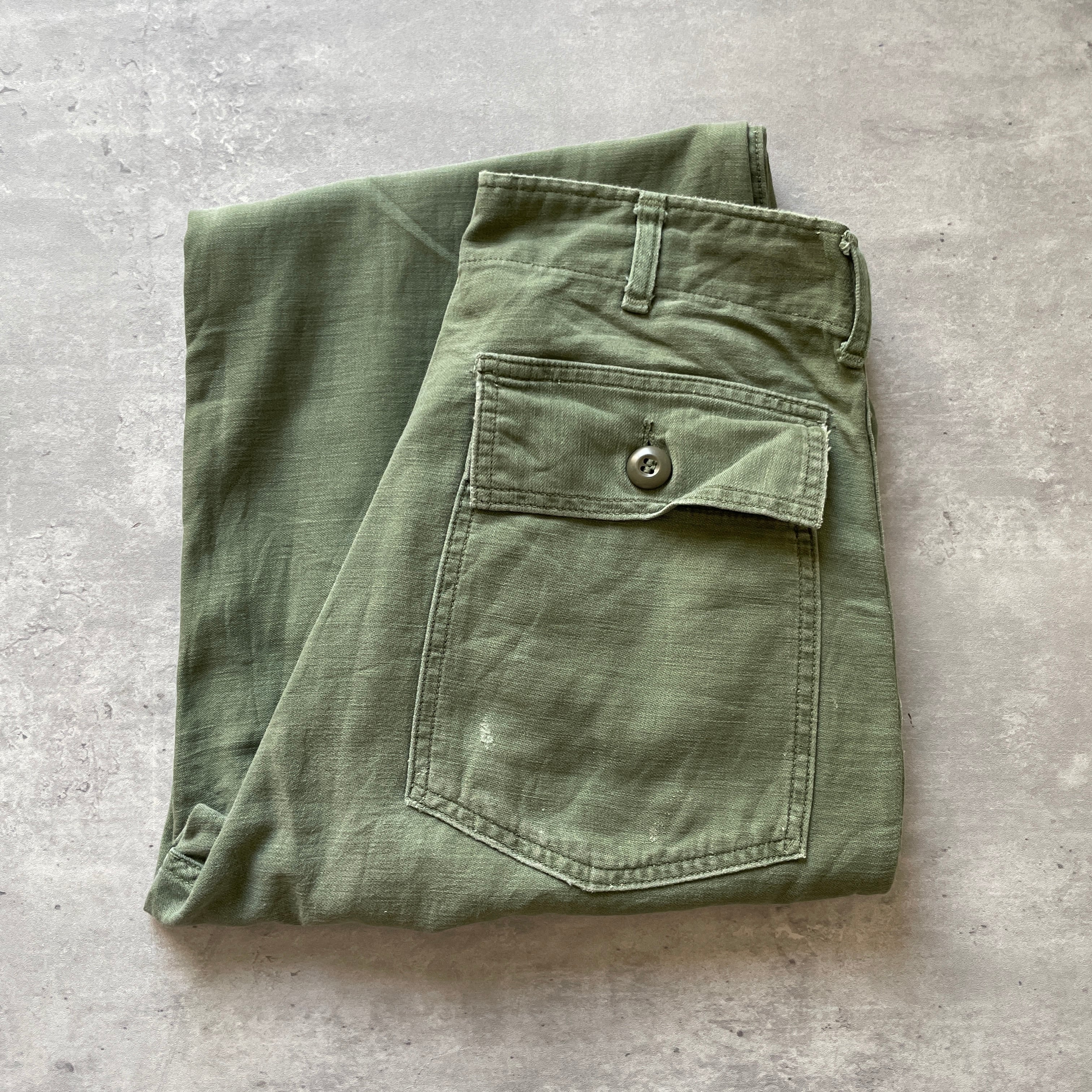 60s US Army OG107 ベイカーパンツ 30×33 68年度製造 | Pay ID