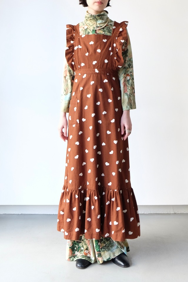 Hearts apron dress