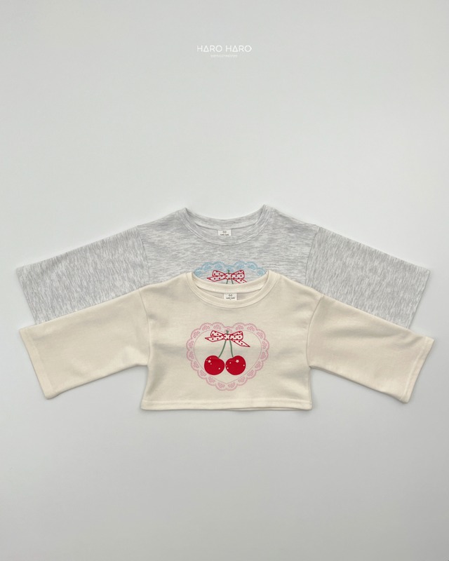 【即納/Ｍ/Ｌ】HAROHARO/cherry short T