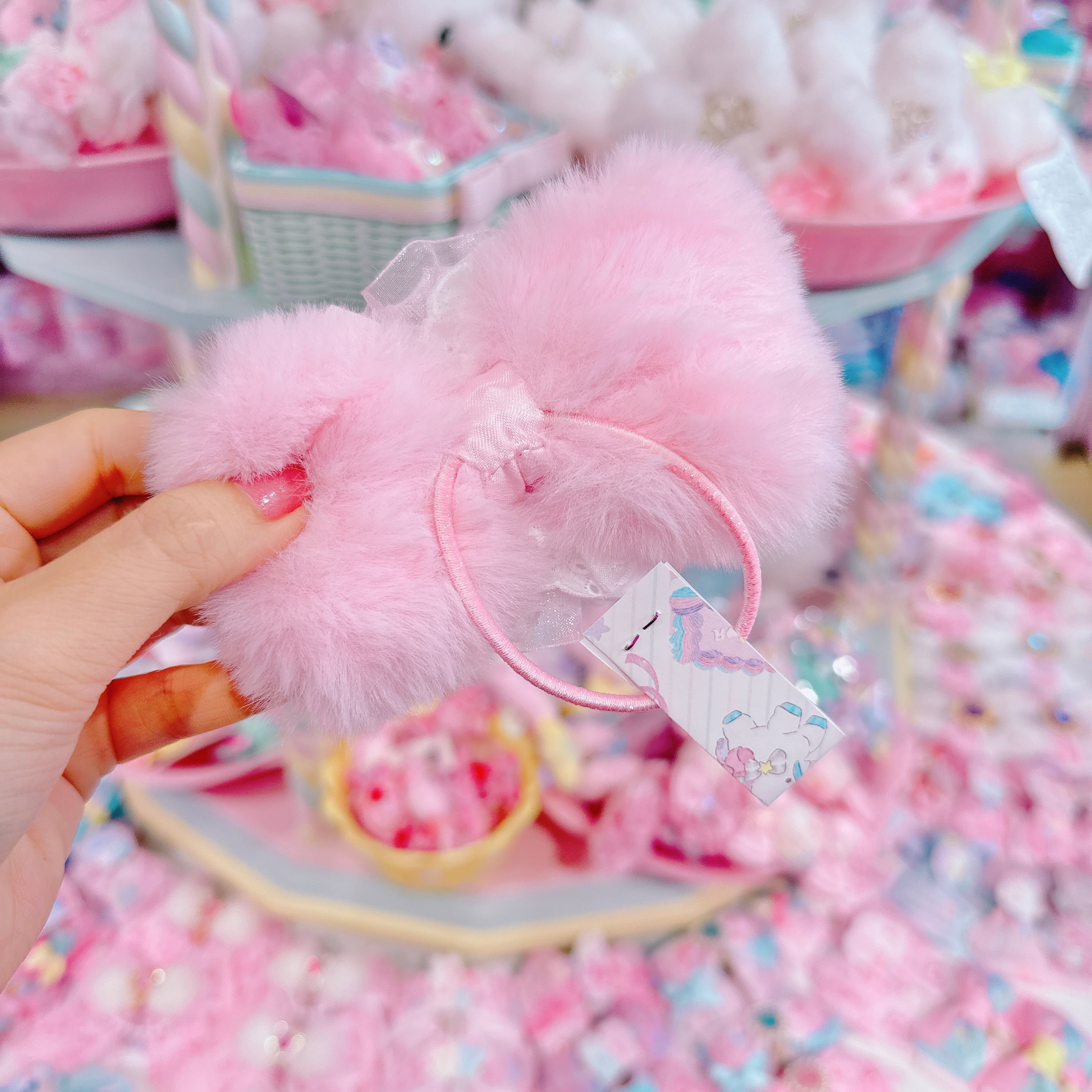 【C7】34-19ファーヘアゴム