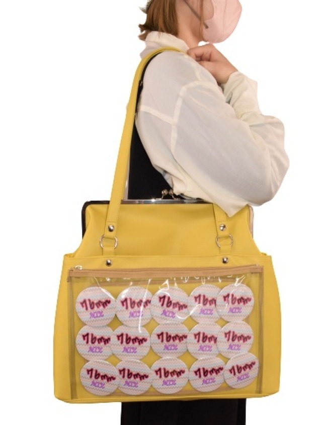 [ＭＩＸ] [新型モデル] 痛バ 推し活 推し事バッグ a4 ショルダー (パープル 紫) がま口 工房 手作り 日本製 エコパッケージ MX-0040-339