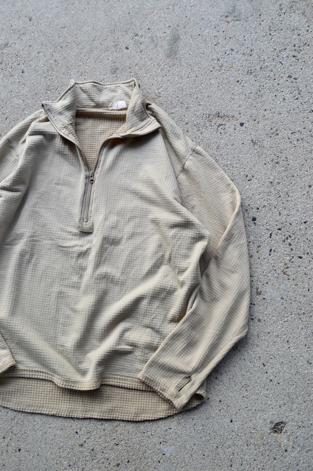 US Army ECWCS GEN3 LEVEL2 POLARTEC Extended Cold Weather Clothing System Half Zip Pile Thermal Fleece 米軍 グリッドフリース サーマルレイヤー コヨーテ XL-LONG